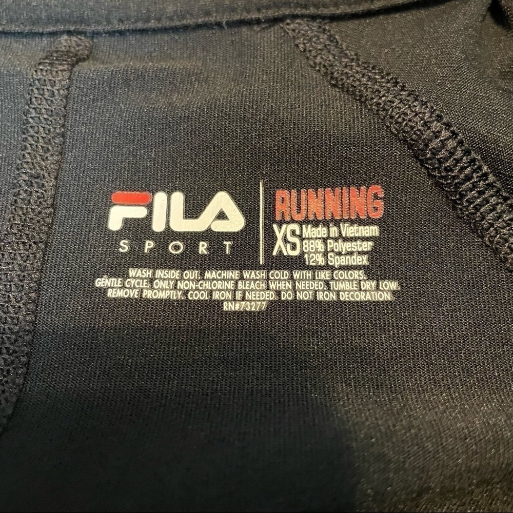 Fila Sport Running Jacket with Space Dye Geometric Pattern Accent Sz. XS - Picture 13 of 14